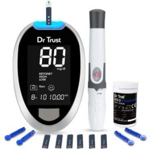 Dr TrustFully Automatic Blood Sugar Testing Glucometer Machine