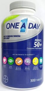 One-A-Day Men's 50+ multivitamin