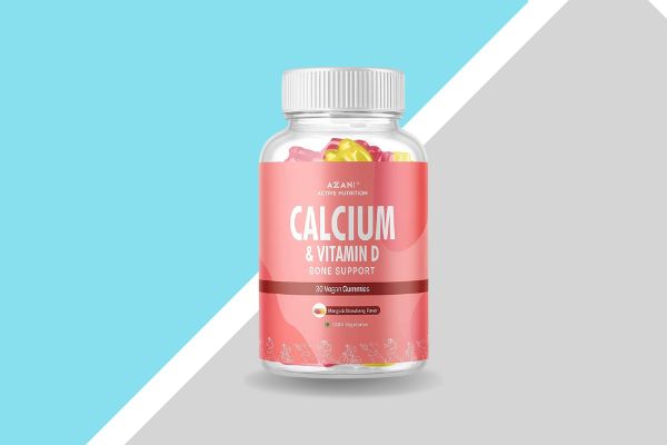 Azani Active Nutrition Calcium & Vitamin D Bone Support Gummies