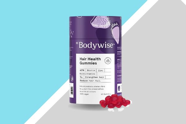 Bodywise 5000 mcg Biotin Hair Gummies For Women