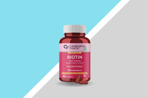Carbamide Forte Biotin 10000 mcg with Multivitamin, Keratin & Bamboo Extract Tablets
