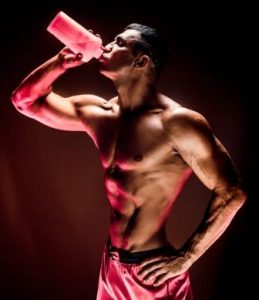 Consuming whey protein before your workout session