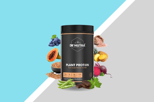 Dr. NUTRA 100% Plant-Based Protein Powder Blend