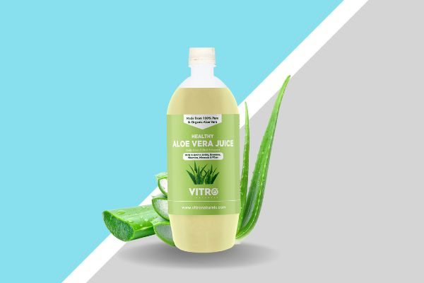 Vitro Naturals 100% Pure Organic Aloe Vera Healthy Juice