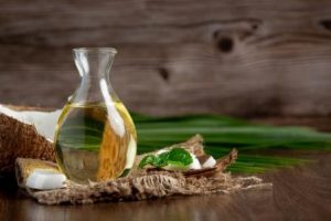 Castor oil and coconut oil