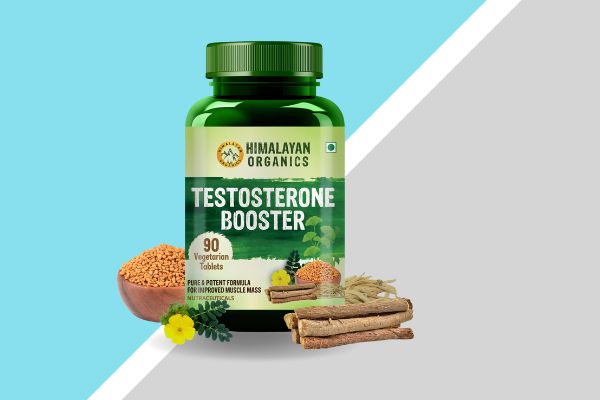 Himalayan Organics Plant-Based Testosterone Booster Supplement