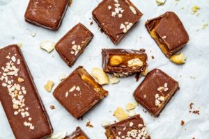 Peanut butter and chocolate bars