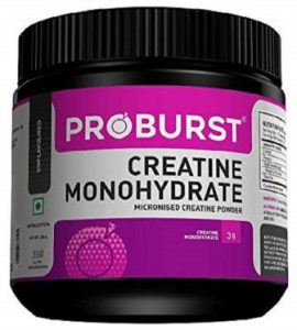Proburst Creatine Monohydrate Supplement Powder