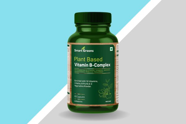 Smart Greens Plant-Based Vitamin B-Complex Capsules