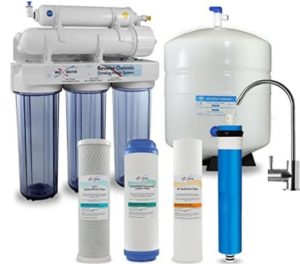 Different filters in a RO Water Purifier