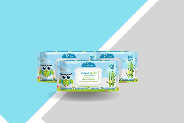 Mamaearth India's First Organic Bamboo Based Baby Wipes