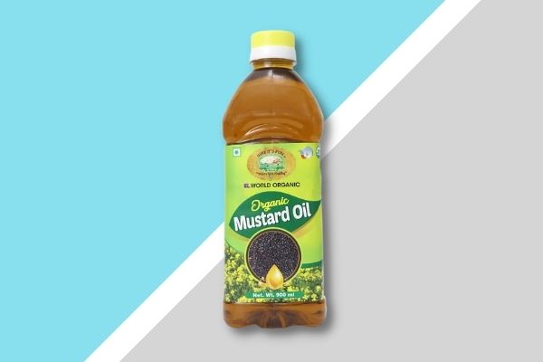 ELWORLD AGRO & ORGANIC FOODS Kachi Ghani Cold Pressed Mustard Oil