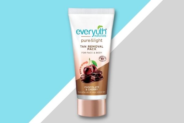 Everyuth Naturals Chocolate and Cherry Tan Removal Face Pack and Scrub