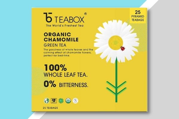 Teabox Chamomile Green Tea