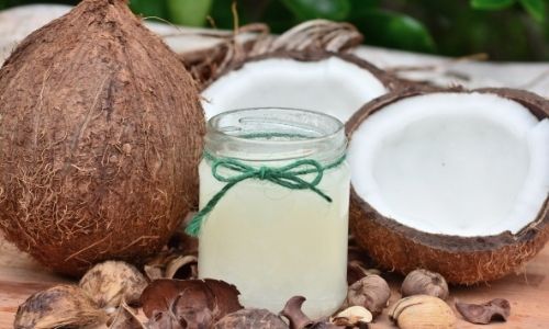 Coconut oil: 