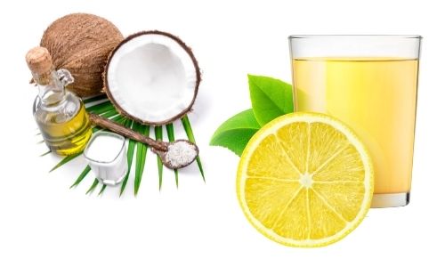 Lemon Juice & Coconut Oil