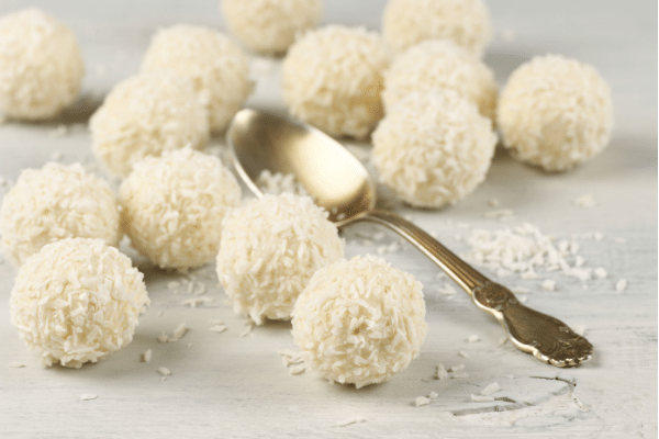 Making Coconut whey protein balls
