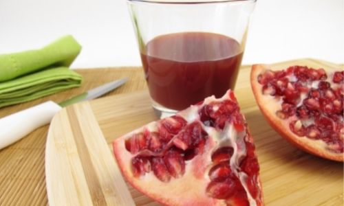 Pomegranate juice: 