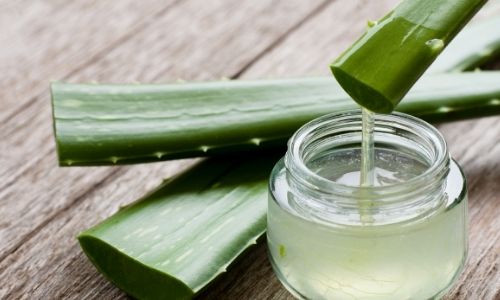 What are the positives of aloe vera gel?