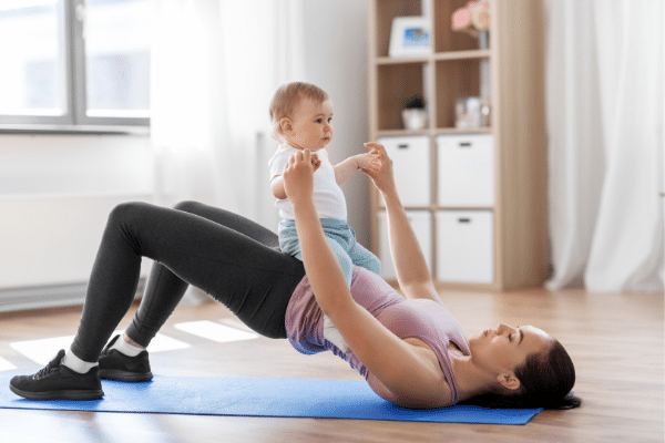 How is postpartum exercise good for your body