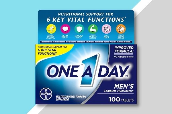 One-A-Day Men's 50 Plus Multivitamin Multimineral Supplement