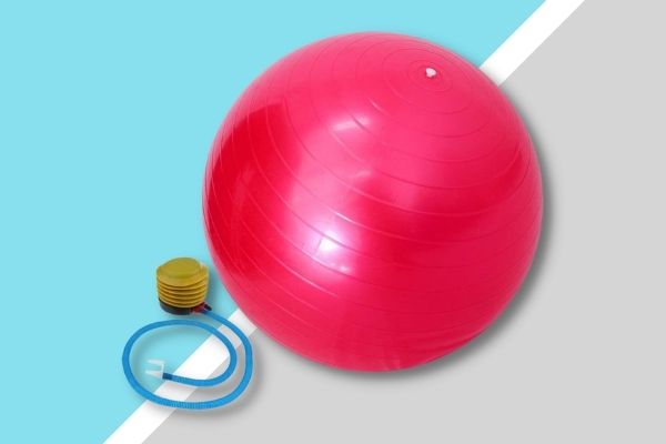 Wolblix 55 cm Anti-Burst Sports Yoga Ball