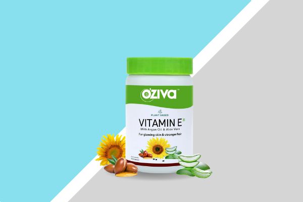 Oziva Plant-Based Natural Vitamin E Capsules