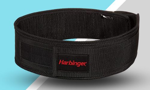 Harbinger 4-Inch Nylon Firm Fit Weightlifting Belt