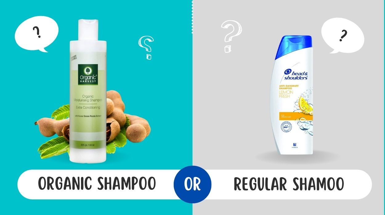 Organic shampoo vs. Regular Shampoo